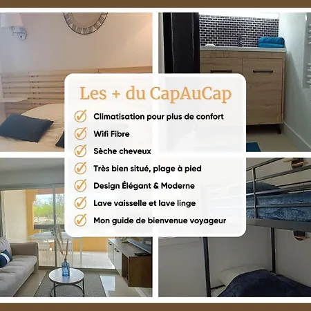 Cap Au Cap - T3 Avec Clim Wifi Vue Piscine Proximite Richelieu * Агд