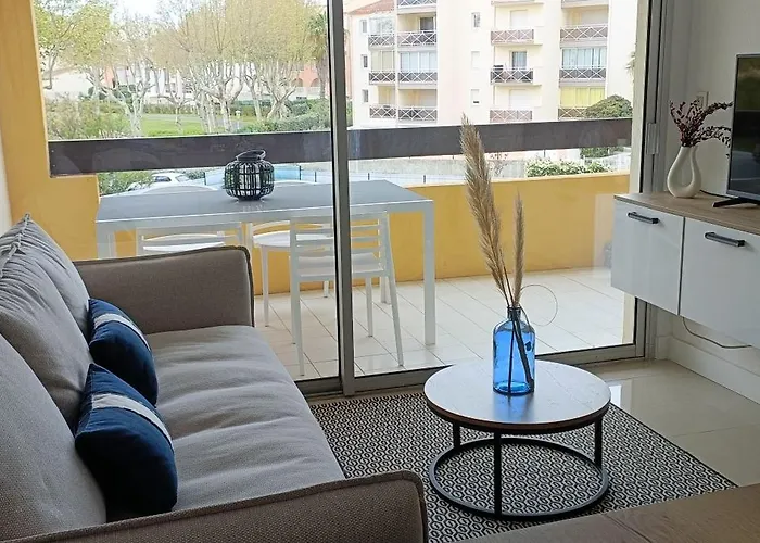 Cap Au Cap - T3 Avec Clim Wifi Vue Piscine Proximite Richelieu Διαμέρισμα Agde