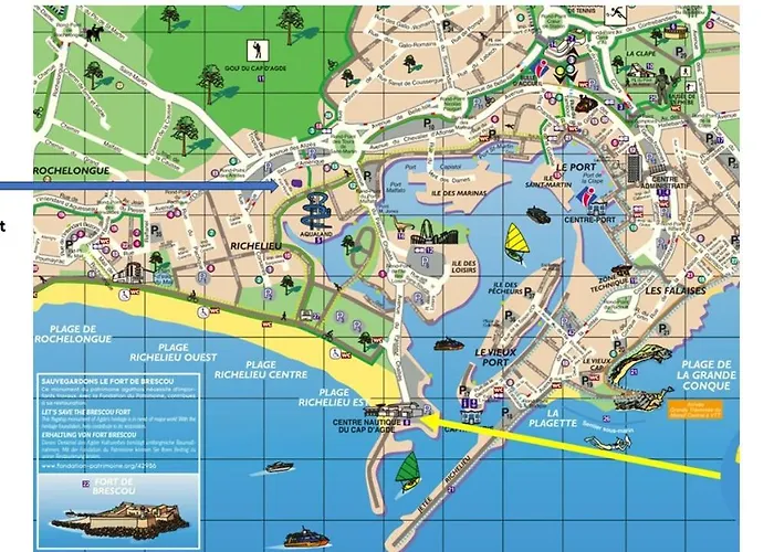 Cap Au Cap - T3 Avec Clim Wifi Vue Piscine Proximite Richelieu Διαμέρισμα