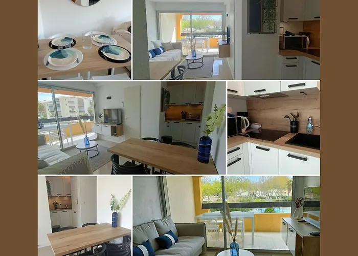 Cap Au Cap - T3 Avec Clim Wifi Vue Piscine Proximite Richelieu Διαμέρισμα *